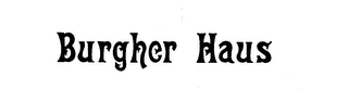 BURGHER HAUS logo