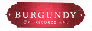 BURGUNDY RECORDS logo