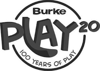 BURKE PLAY20 100 YEARS OF PLAY logo
