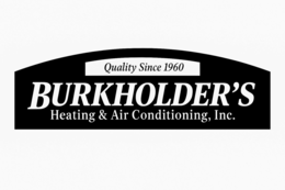 BURKHOLDER'S HEATING & AIR CONDITIONING, INC. QUALITY SINCE 1960 logo