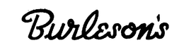 BURLESON'S logo