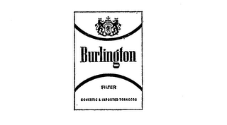 BURLINGTON DOMESTIC & IMPORTED TOBACCOS FILTER logo