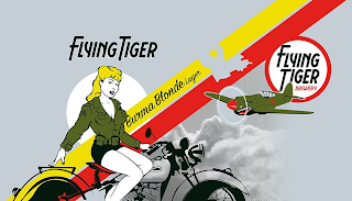 BURMA BLONDE LAGER FLYING TIGER FLYING BREWERY logo