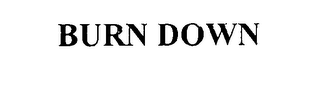 BURN DOWN logo