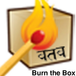 BURN THE BOX logo