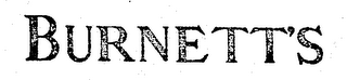 BURNETT'S logo