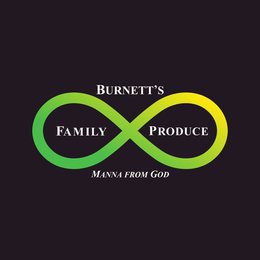 BURNETT'S FAMILY PRODUCE MANNA FROM GOD logo