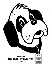 BURNIE THE BURN PREVENTION DOG logo