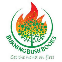 BURNING BUSH BOOKS SET THE WORLD ON FIRE! logo