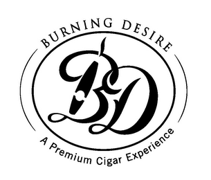 BURNING DESIRE BD A PREMIUM CIGAR EXPERIENCE logo