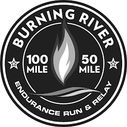 BURNING RIVER ENDURANCE RUN & RELAY 100 MILE 5O MILE logo