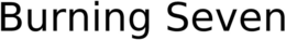 BURNING SEVEN logo
