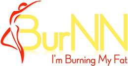 BURNN I'M BURNING MY FAT logo