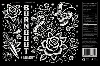 BURNOUT ENERGY logo