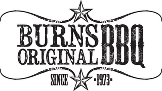 BURNS ORIGINAL BBQ SINCE ·1973· logo