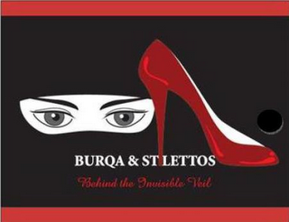 BURQA AND STILETTOS BEHIND THE INVISIBLE VEIL logo