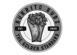 BURRITO BUDZ EST. 2023 THE GOLDEN STANDARD logo