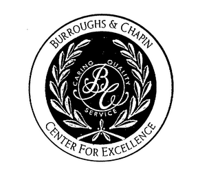BURROUGHS & CHAPIN CENTER FOR EXCELLENCE CARING QUALITY SERVICE logo