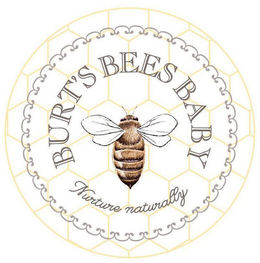 BURT'S BEES BABY NURTURE NATURALLY logo