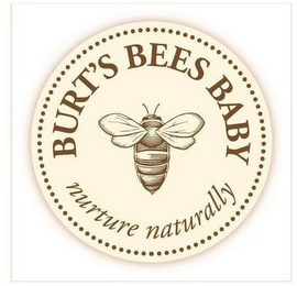 BURT'S BEES BABY NURTURE NATURALLY logo