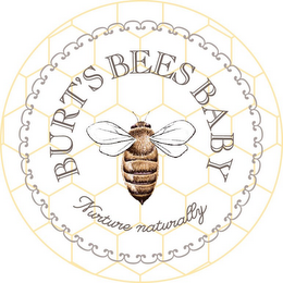 BURT'S BEES BABY NURTURE NATURALLY logo