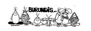 BURUNDIS GUILLE BURUNDINGA LOBO GRUNY KITO BUBY RODY GODY logo