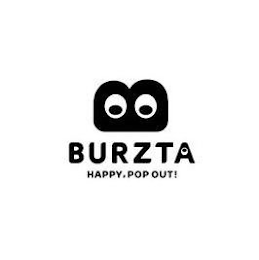 BURZTA HAPPY, POP OUT! logo