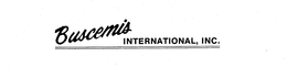 BUSCEMI'S INTERNATIONAL, INC. logo