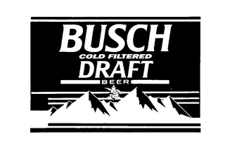 BUSCH COLD FILTERED DRAFT BEER
