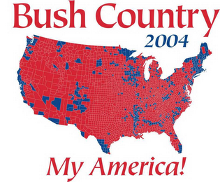 BUSH COUNTRY 2004 MY AMERICA! logo