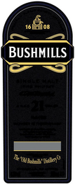 BUSHMILLS 1608 THE "OLD BUSHMILLS" DISTILLERY CO. logo