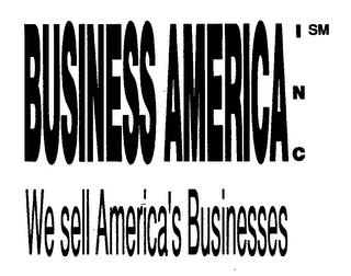 BUSINESS AMERICA INC WE SELL AMERICA'S BUSINESSES logo