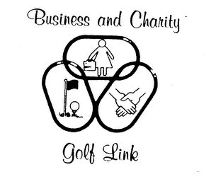 BUSINESS AND CHARITY GOLF LINK logo