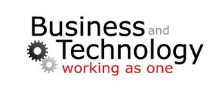 BUSINESS AND TECHNOLOGY WORKING AS ONE logo
