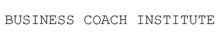 BUSINESS COACH INSTITUTE logo