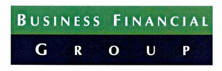 BUSINESS FINANCIAL G R O U P logo