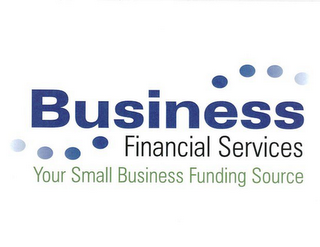 BUSINESS FINANCIAL SERVICES YOUR SMALL BUSINESS FUNDING SOURCE logo