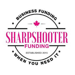 BUSINESS FUNDING SHARPSHOOTER FUNDING ESTABLISHED 2015 WHEN YOU NEED IT logo