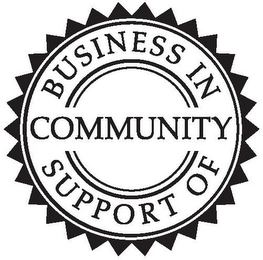 BUSINESS IN SUPPORT OF COMMUNITY logo