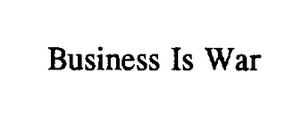 BUSINESS IS WAR logo