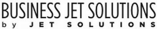 BUSINESS JET SOLUTIONS BY JET SOLUTIONS logo