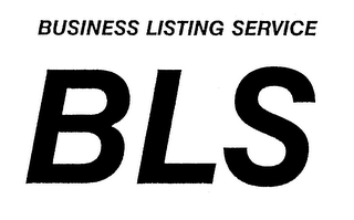 BUSINESS LISTING SERVICE BLS logo