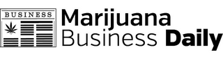 BUSINESS MARIJUANA BUSINESS DAILY logo