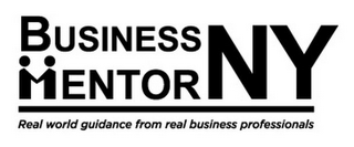 BUSINESS MENTOR NY REAL WORLD GUIDANCE FROM REAL BUSINESS PROFESSIONALS logo