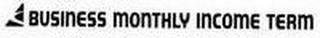 BUSINESS MONTHLY INCOME TERM logo