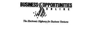 BUSINESS OPPORTUNITIES ONLINE THE ELECTRONIC HIGHWAY FOR BUSINESS VENTURES logo