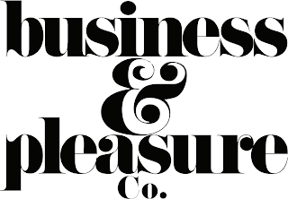 BUSINESS & PLEASURE CO. logo