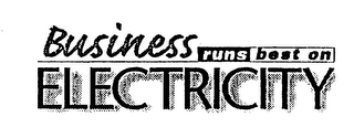BUSINESS RUNS BEST ON ELECTRICITY logo