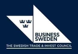 BUSINESS SWEDEN THE SWEDISH TRADE & INVEST COUNCIL logo