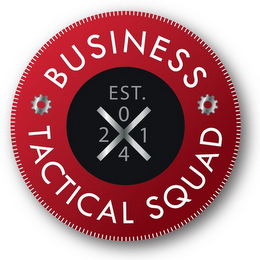 BUSINESS TACTICAL SQUAD EST. 2014 logo